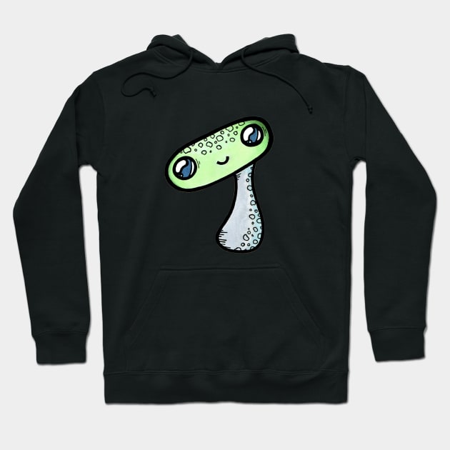 Friendly Little Alien Hoodie by NicoleWhelan